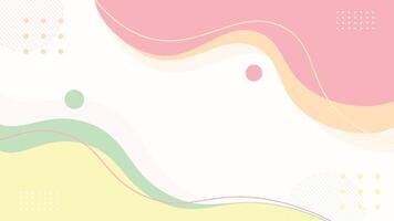 Colorful business banner background. Cute Abstract Modern Background. Abstract wave background. Template use for banner, cover, poster, wallpaper, design with space for text vector