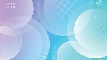 Modern Banner Background. Abstract Blue Background with Circles. Blue And Purple Gradation Element vector
