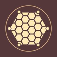 Lattice trendy icon stately abstract illustration colorful artwork lovely design vector