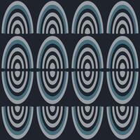 Seamless pattern with abstract shapes. Geometric pattern of semicircles. Abstract square background. vector
