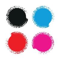 Pencil pen circle sketch scrawl shape doodle ring illustration, Scratch scribble graphic element vector