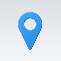 3d Realistic Location map pin gps pointer markers vector