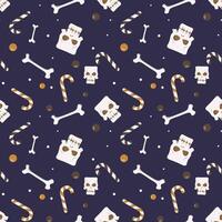 Abstract halloween pattern design background. . vector