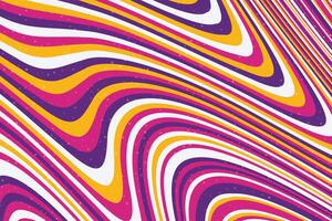 Abstract psychedelic groovy background. vector