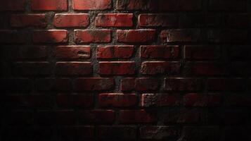 Brick brown pastel wall pattern block stone arrangement rustic dark background photo