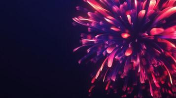 Fireworks on a dark background photo