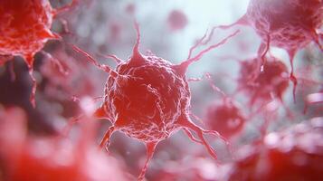 Cancer cells are shown in this image photo
