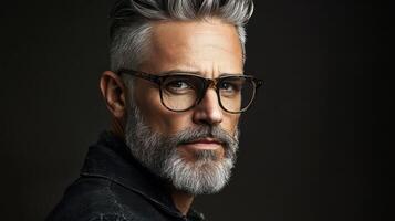 A man with glasses and a beard photo