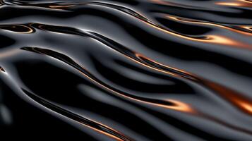 A black and gold background with waves photo
