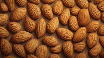 Almonds are a great source of healthy fats photo