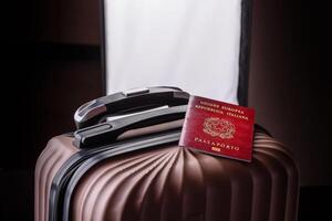 International passport of a citizen of Italy photo