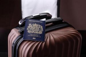 International passport of a citizen of Great Britain and Northern Ireland photo