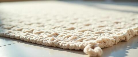 Soft White Knit Fabric with a Light and Airy Texture photo