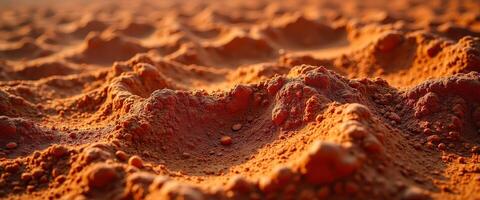 Abstract Texture of Red Soil photo