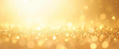 Abstract Golden Glitter Background photo