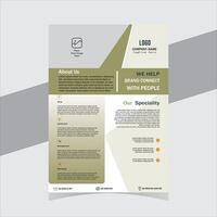 Professional Business Flyer Design for Corporate Marketing and Promotion vector