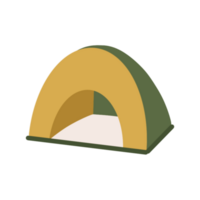 A tent with a green and yellow color png