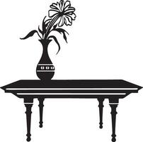 Bouquet with beautiful hydrangea flowers on black table vector