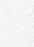 White crumpled paper texture with deep folds, perfect for use as a background or design overlay. photo
