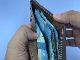 Indonesian Rupiah in Wallet.JPG photo