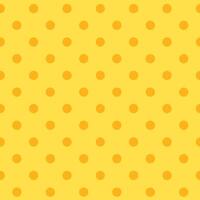 Yellow Polka Dot pattern, seamless texture vector