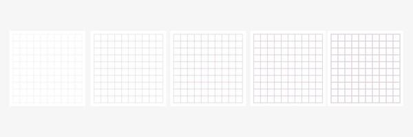 Square grid with red lines with empty space. Notebook. Paper sheet, school math sheet. vector