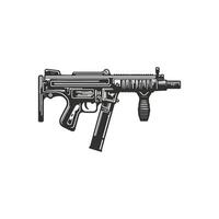 Set of Guns Design vector