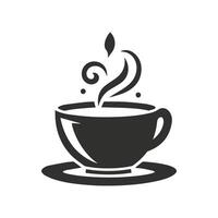 Creative Hand Drawn Coffee Cup Silhouette Set vector
