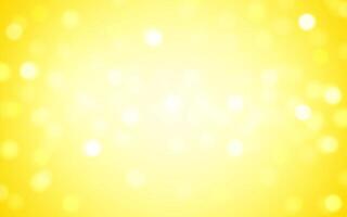 Golden Glow Bokeh. Bright Yellow Light with Soft Lens Blur Effect, Background decoration vector