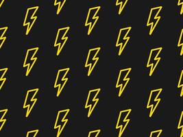 Lightning pattern. Dark background. illustration vector