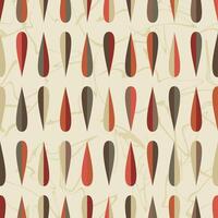 retro color abstract shape pattern vector