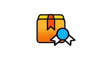 looping animation indicating a product that is suggested for purchase based on user preferences. video