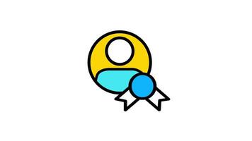 looping animation of a buyer that is suggested based on activity or rating. video