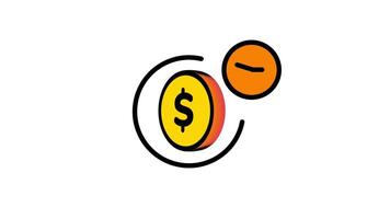 looping animation of past sales data, useful for businesses to track performance over time video