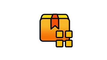 looping animation of a collection of products, helping users browse available items. video