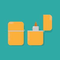A lighter and a lighter with a flame vector