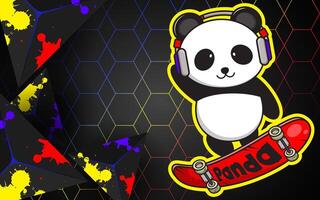 Dark abstract background with teddy bear object vector