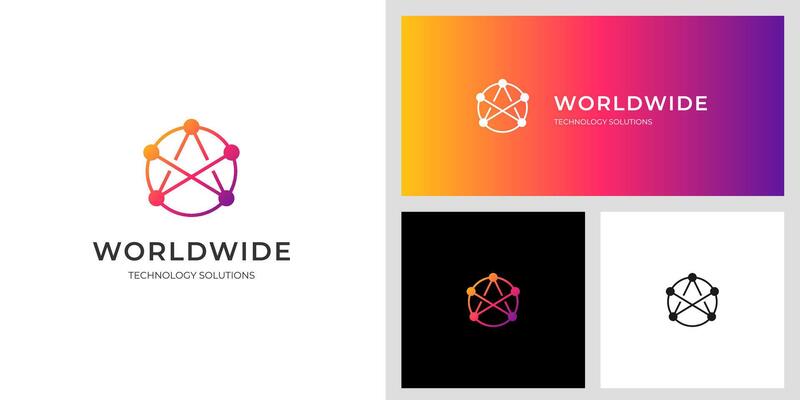 Letter A circle tech logo icon design line style with arrow symbol, growth start-up design idea for brand technology, futuristic, biology logo template