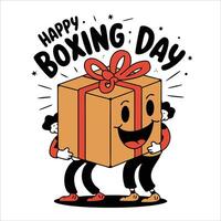 Happy Boxing Day background vector