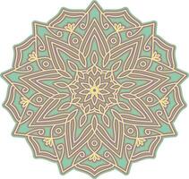 Dynamic and Colorful Mandala Design vector