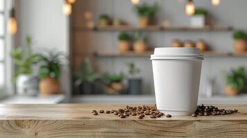 Concept of relaxation and comfort, as the coffee cup photo