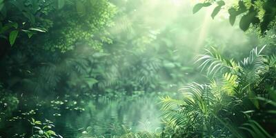 forest background with trees photo