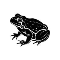 Dynamic Bullfrog Leap Into Life vector