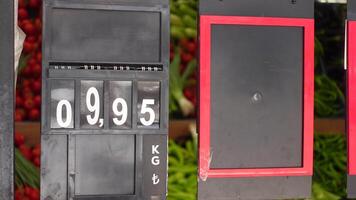 Digital Price Displays and Blank Labels in markets can improve consumer experience and efficiency video