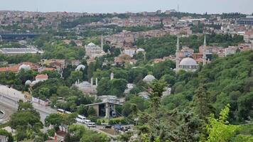 A stunning view of Istanbuls lush landscape and historic architecture that captivates video