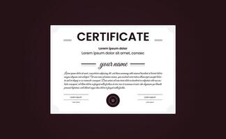 Certificate of Completion in Leadership design templet vector