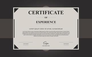 Certificate Design Excellence design templet vector