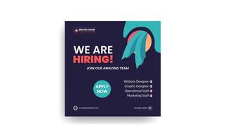 the Next Step in Your Career We Are Hiring vector