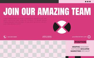 We are hiring Join Our Dynamic Team Immediate Openings Available vector