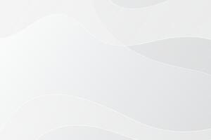 White and grey wavy abstract business background. White and grey soft subtle background. vector